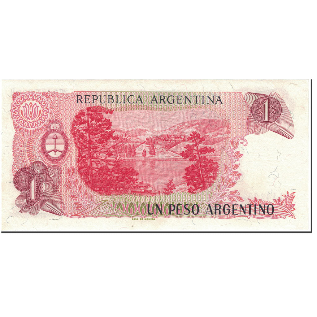 Banknote, Argentina, 1 Peso Argentino, 1984, Undated (1984), KM:311a, UNC(65-70)