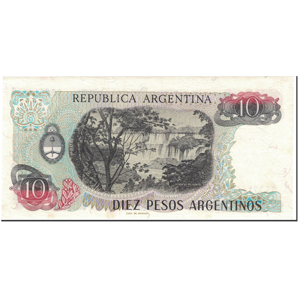 Banconote, Argentina, 10 Pesos Argentinos, 1984, KM:313a, Undated (1984), SPL+