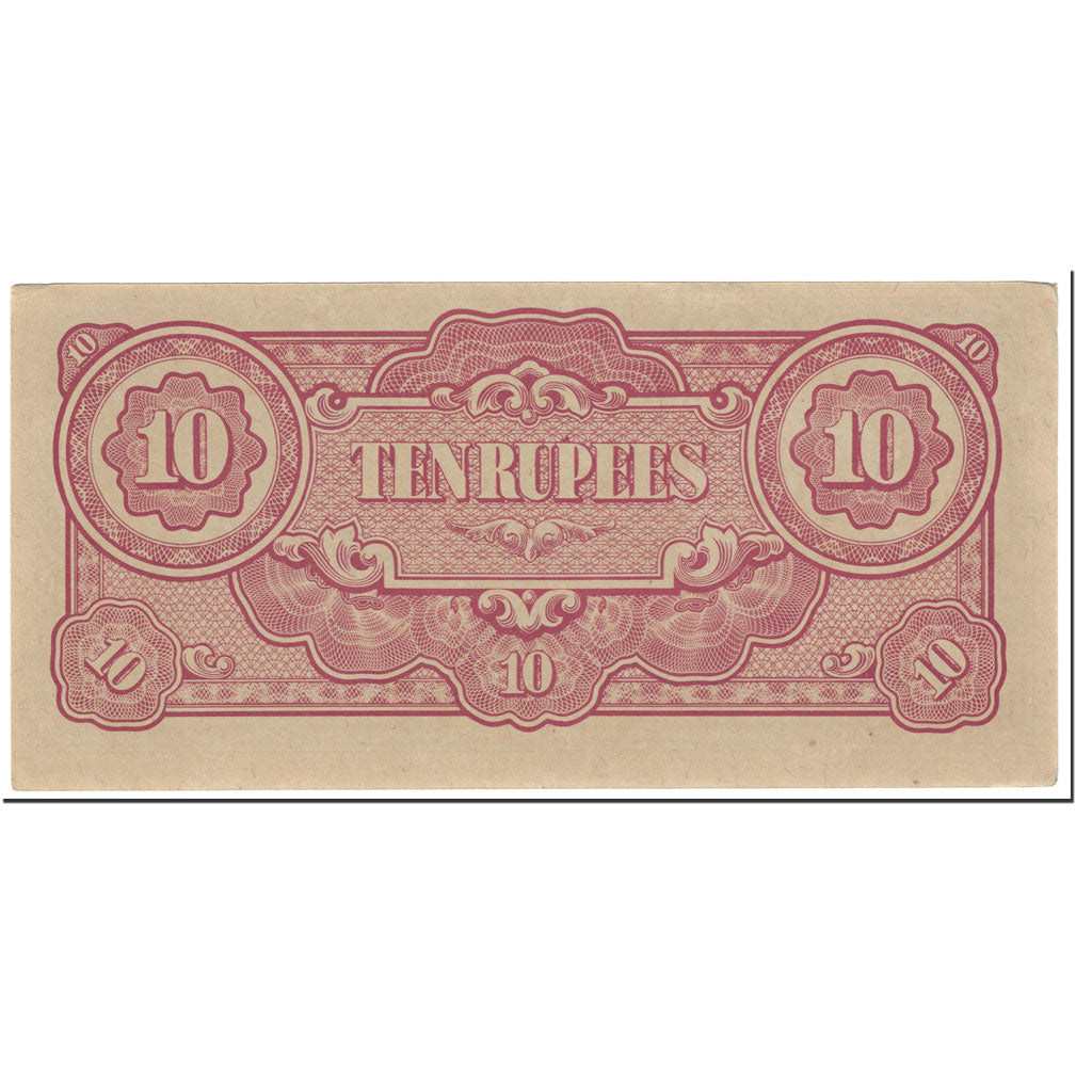 Banknote, Burma, 10 Rupees, 1944, Undated (1944), KM:16a, UNC(60-62)