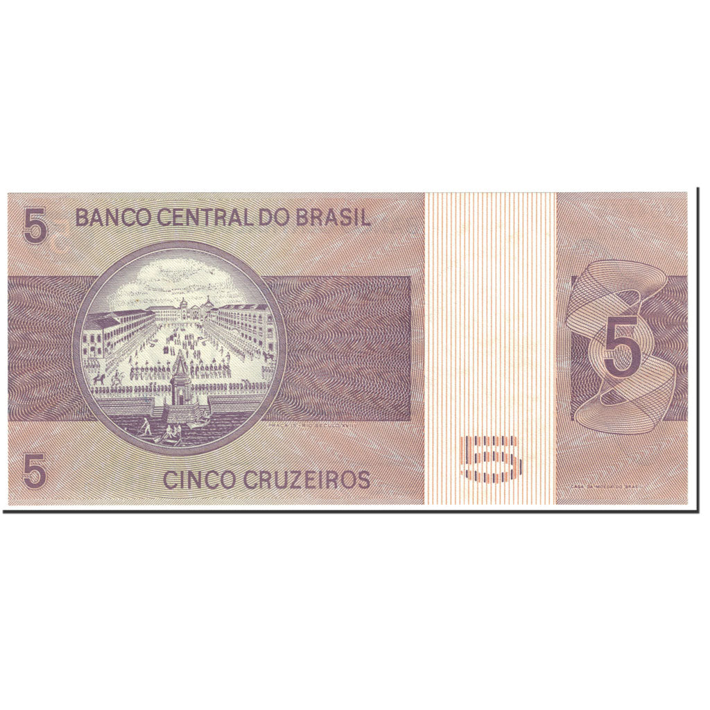 Banconote, Brasile, 5 Cruzeiros, 1974, KM:192c, Undated (1974), FDS