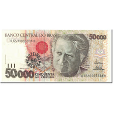 Banknote, Brazil, 50 Cruzeiros Reais on 50,000 Cruzeiros, 1993, Undated (1993)