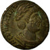 Coin, Theodora, Nummus, Trier, EF(40-45), Bronze, Cohen:3
