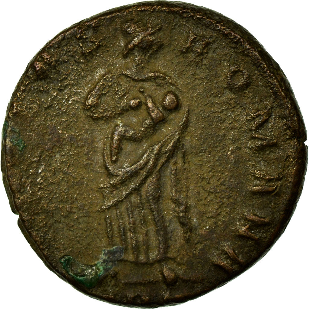 Coin, Theodora, Nummus, Trier, EF(40-45), Bronze, Cohen:3
