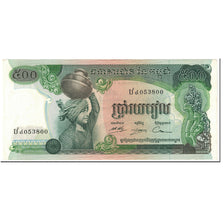 Banknote, Cambodia, 500 Riels, 1975, Undated (1975), KM:16b, UNC(64)