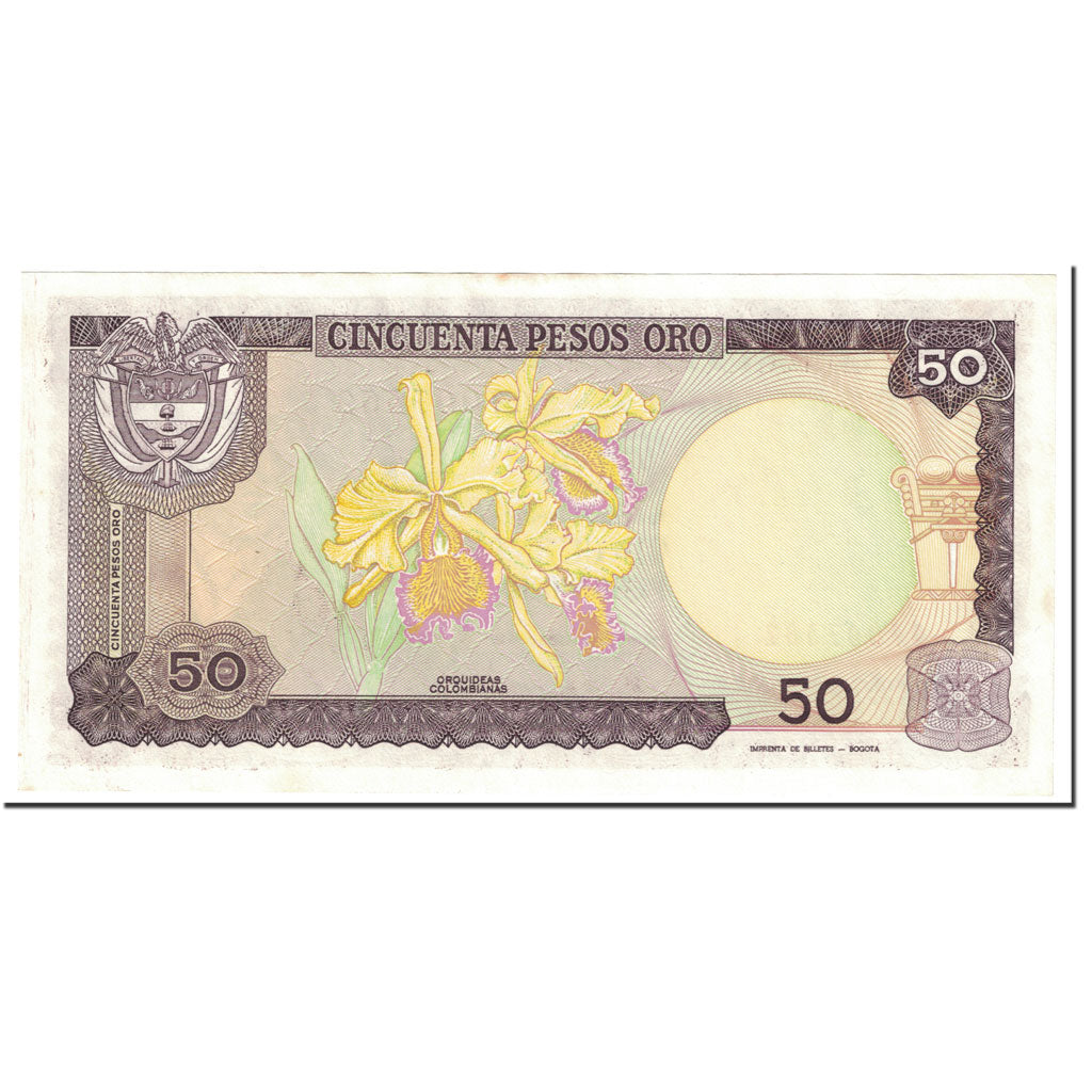 Banknote, Colombia, 50 Pesos Oro, 1985, 1985-01-01, KM:422b, UNC(63)