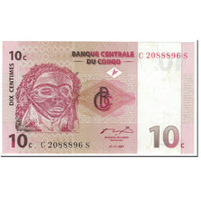Banknote, Congo Democratic Republic, 10 Centimes, 1997, 1997-11-01, KM:82a