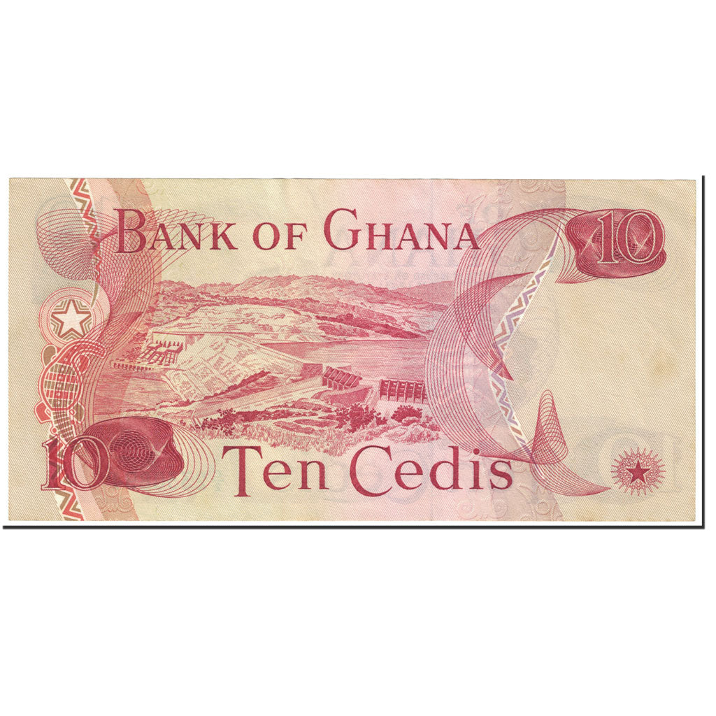 Banconote, Ghana, 10 Cedis, 1978, KM:16f, 1978-01-02, FDS