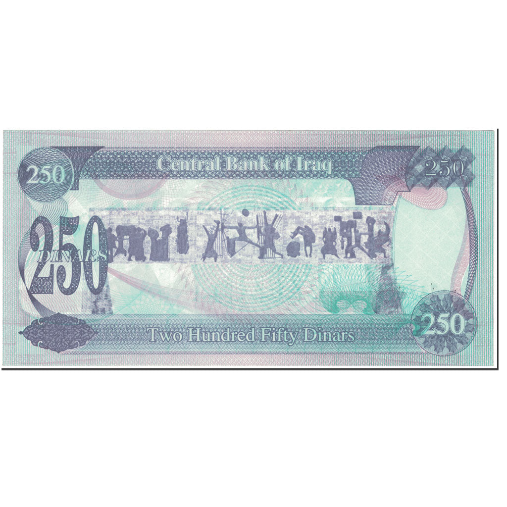 Geldschein, Irak, 250 Dinars, 1995, Undated (1995), KM:85b, UNZ