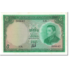 Banconote, Laos, 5 Kip, 1962, KM:9b, Undated (1962), SPL+