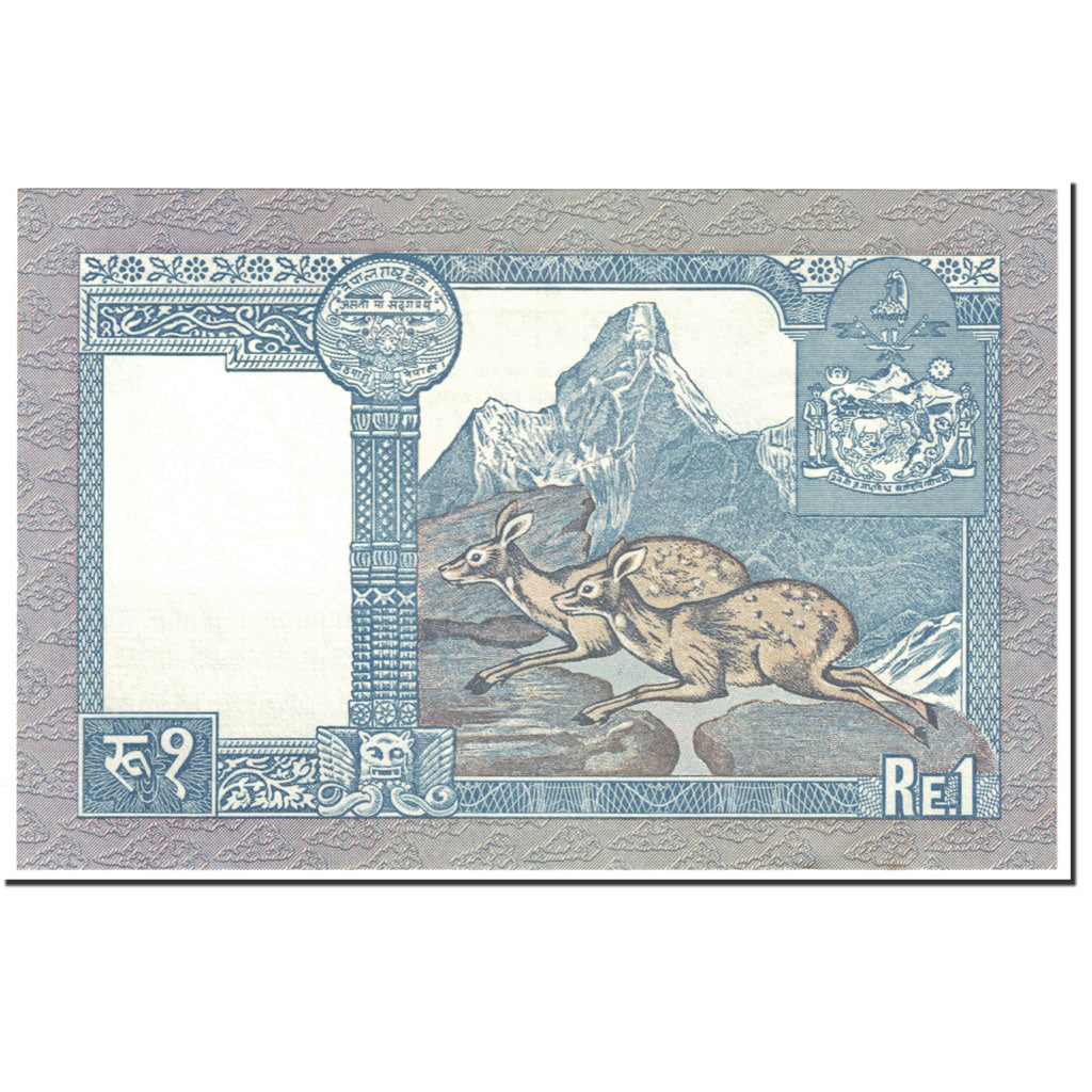 Banconote, Nepal, 1 Rupee, 1990, KM:22, UNdated (1990), FDS