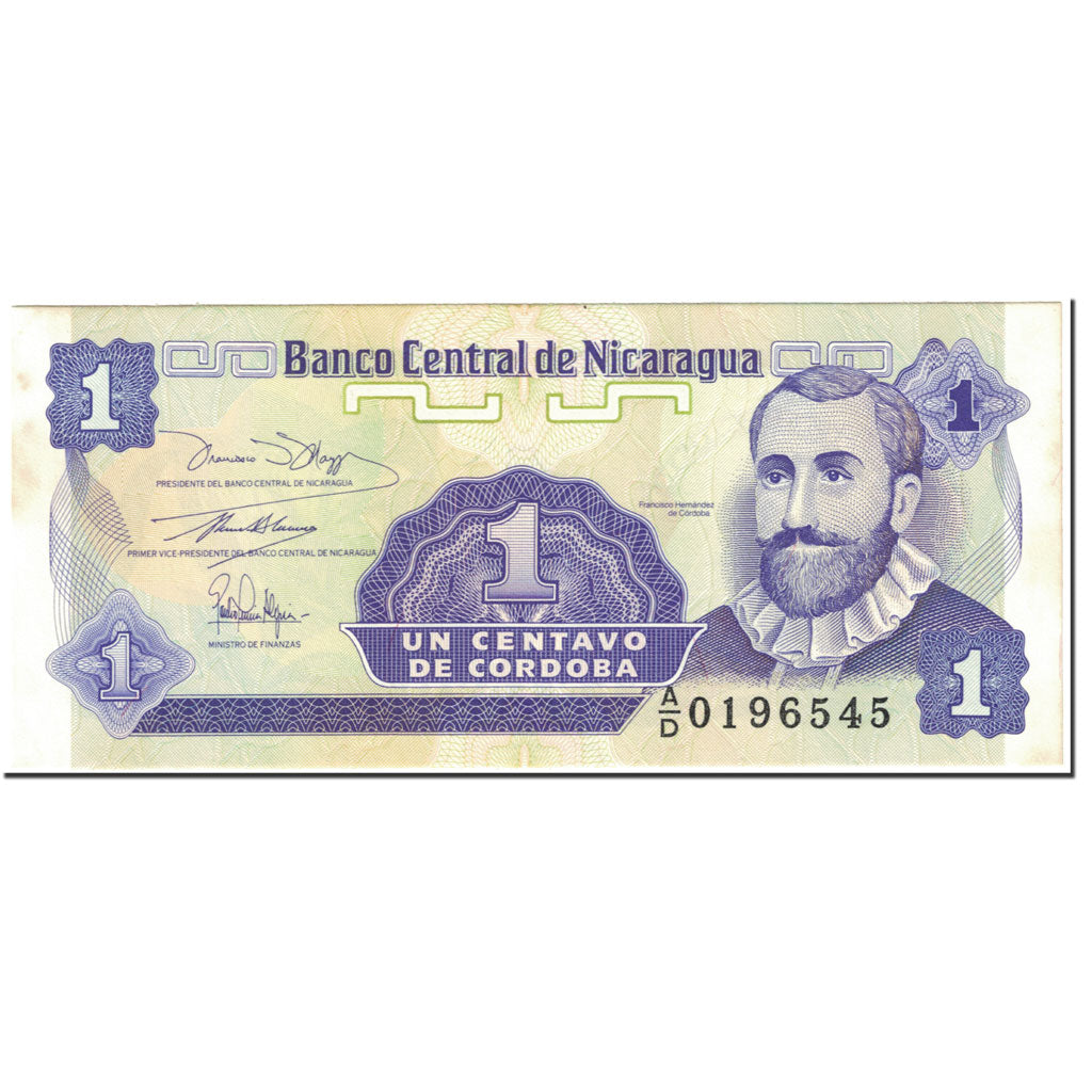 Billet, Nicaragua, 1 Centavo, 1991, Undated (1991), KM:167, SUP+