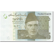 Banknote, Pakistan, 5 Rupees, 2010, Undated (2010), KM:53c, UNC(65-70)