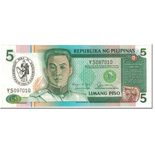 Banknote, Philippines, 5 Piso, 1990, UNdated (1990), KM:178a, UNC(65-70)
