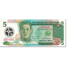 Banknote, Philippines, 5 Piso, 1991, Undated (1991), KM:179, UNC(65-70)