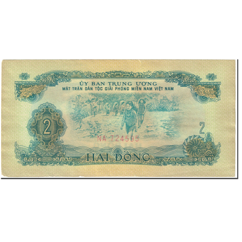 Billet, South Viet Nam, 2 D<ox>ng, 1963, Undated (1963), KM:R5, TTB