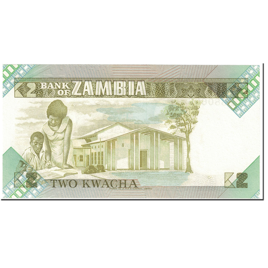 Banknote, Zambia, 2 Kwacha, 1980, Undated (1980-1988), KM:24c, UNC(65-70)