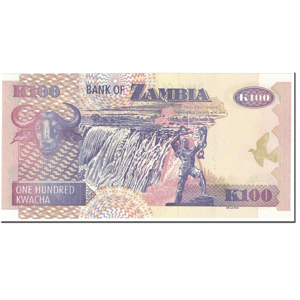Banknote, Zambia, 100 Kwacha, 2009, Undated (2009), KM:38h, UNC(65-70)