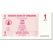 Banconote, Zimbabwe, 1 Cent, 2006, KM:33, 2006-08-01, FDS