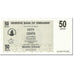 Banknote, Zimbabwe, 50 Cents, 2006, 2006-08-01, KM:36, UNC(64)
