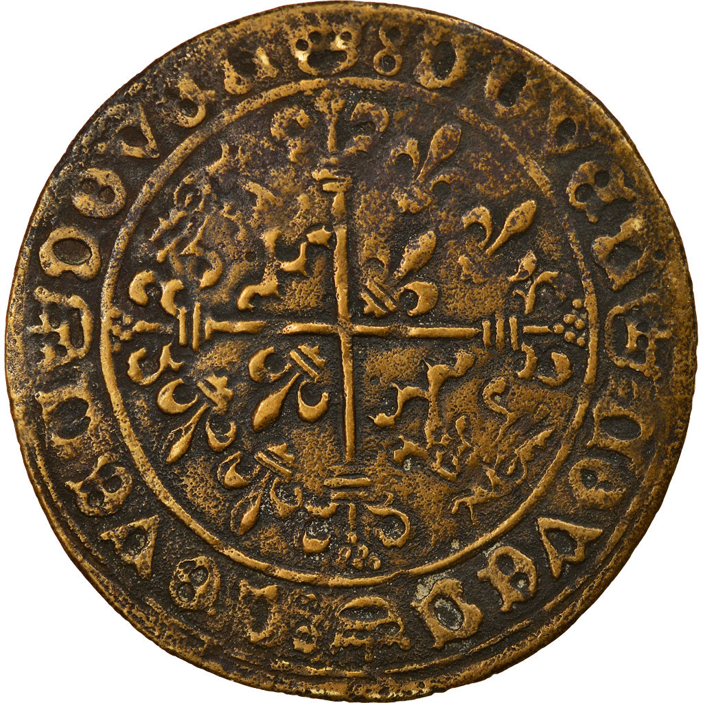 France, Token, Jeton de Compte du Dauphiné, History, EF(40-45), Brass
