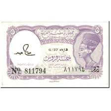 Banconote, Egitto, 5 Piastres, 1982-1986, KM:182i, Undated (1982-1986), FDS
