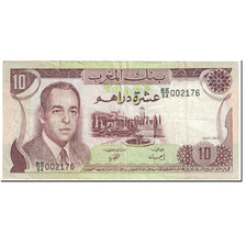 Banconote, Marocco, 10 Dirhams, 1985, KM:57b, Undated (1985), BB