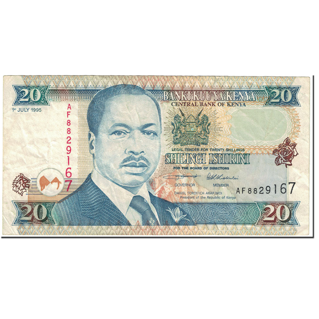 Billet, Kenya, 20 Shillings, 1995, 1995-07-01, KM:32, SUP