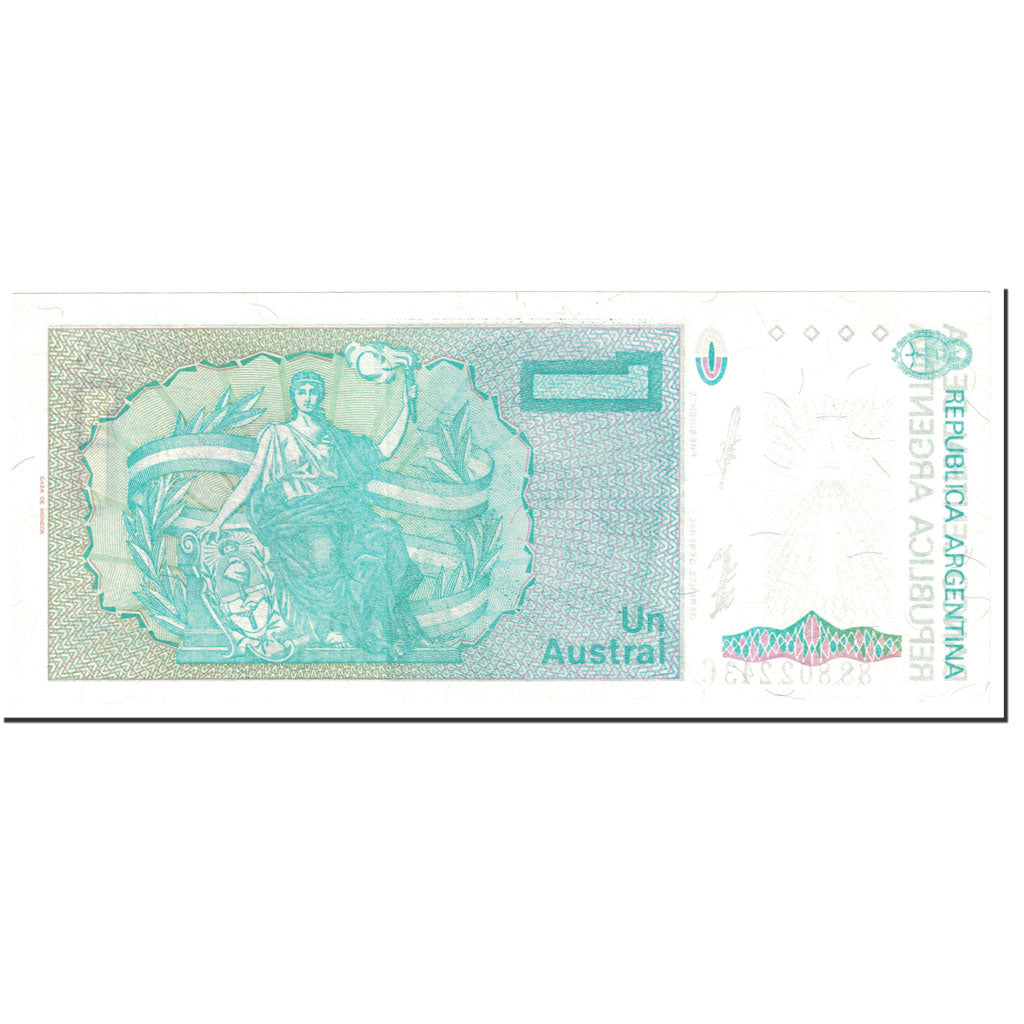 Billet, Argentine, 1 Austral, 1988, Undated (1988), KM:323b, SPL+