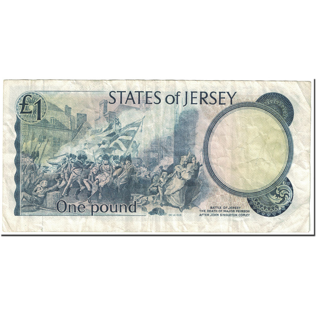 Banknote, Jersey, 1 Pound, 1976-1988, Undated (1976-1988), KM:11a, EF(40-45)