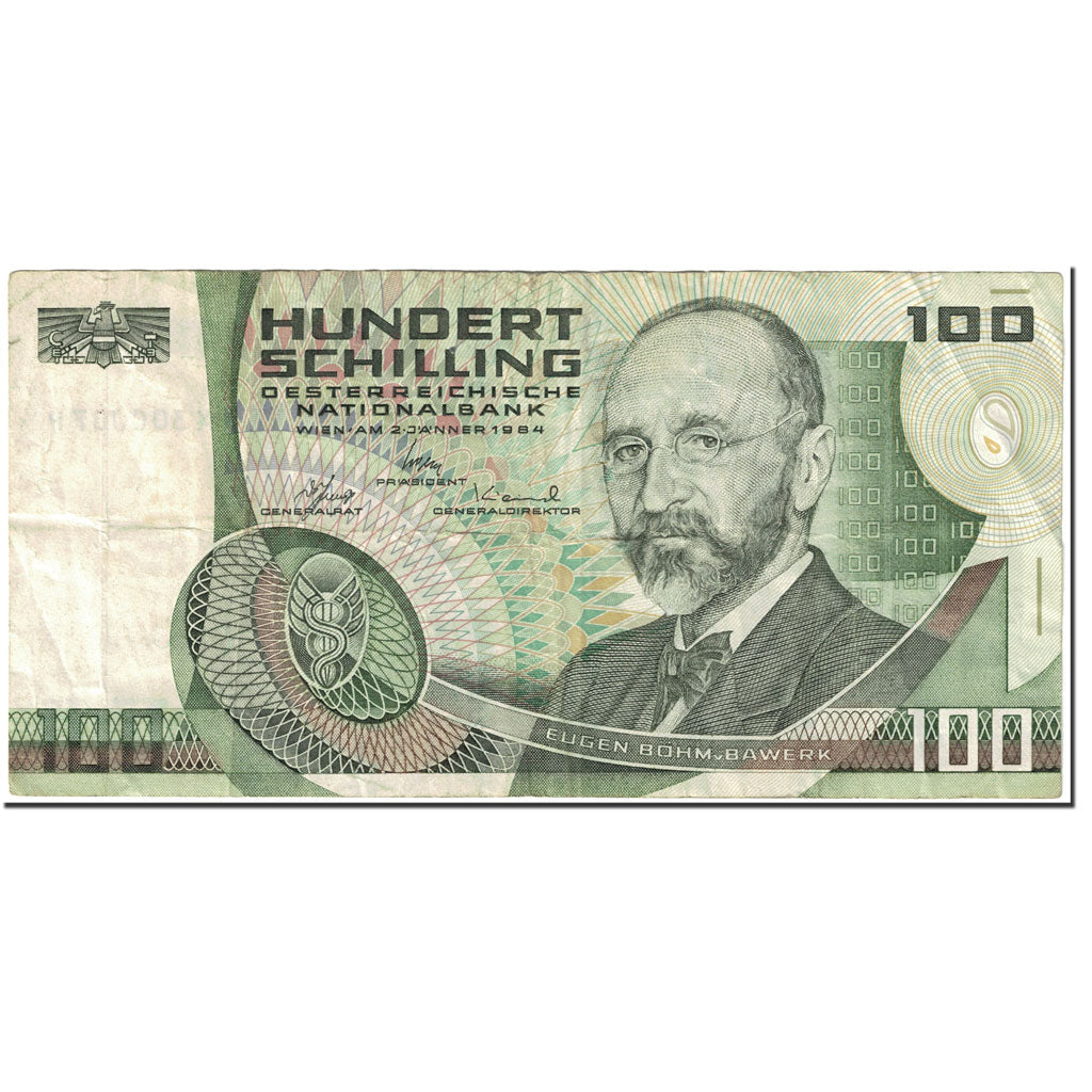 Banknote, Austria, 100 Schilling, 1984, 1984-01-02, KM:150, VF(30-35)