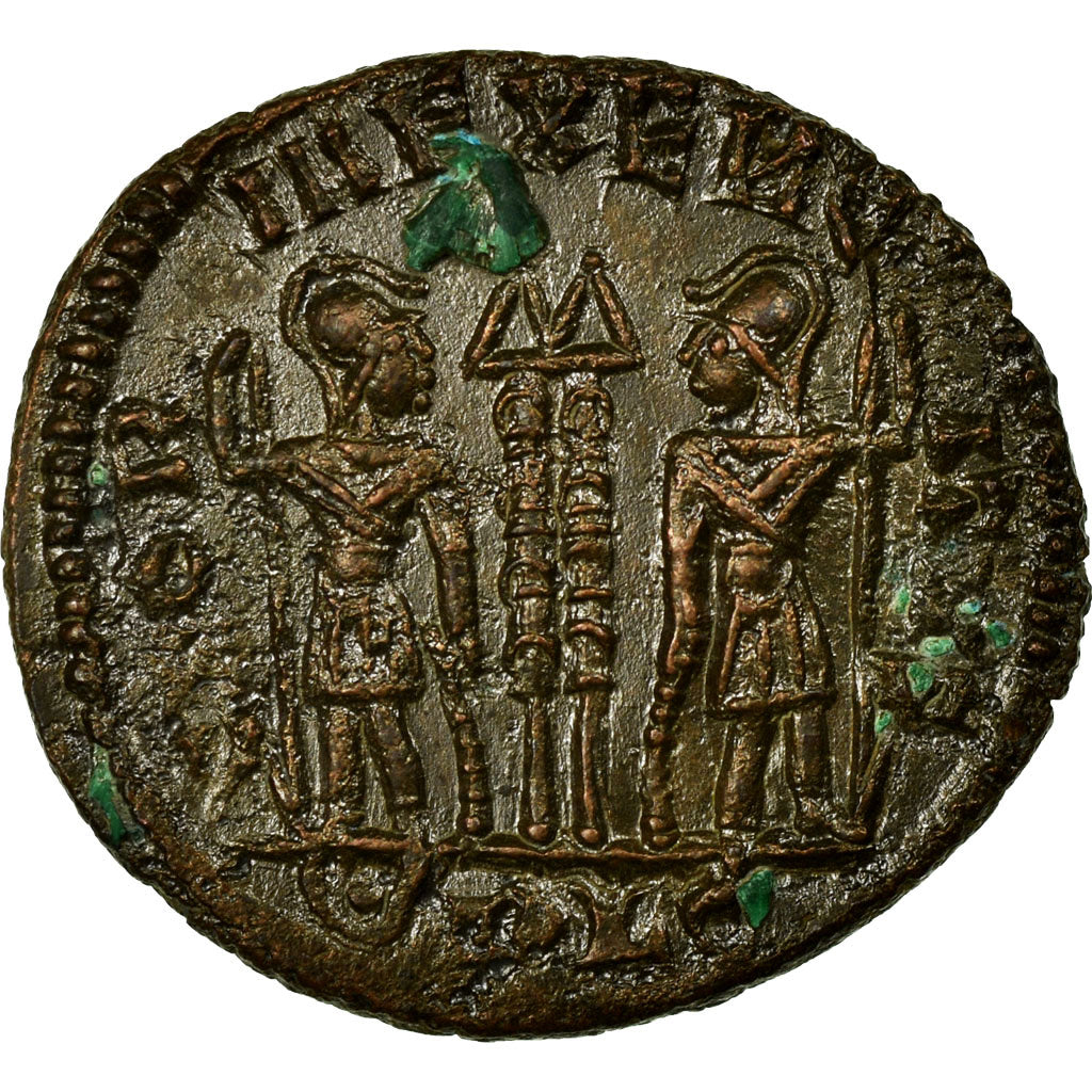Coin, Constantine II, Nummus, London, AU(55-58), Bronze, Cohen:122