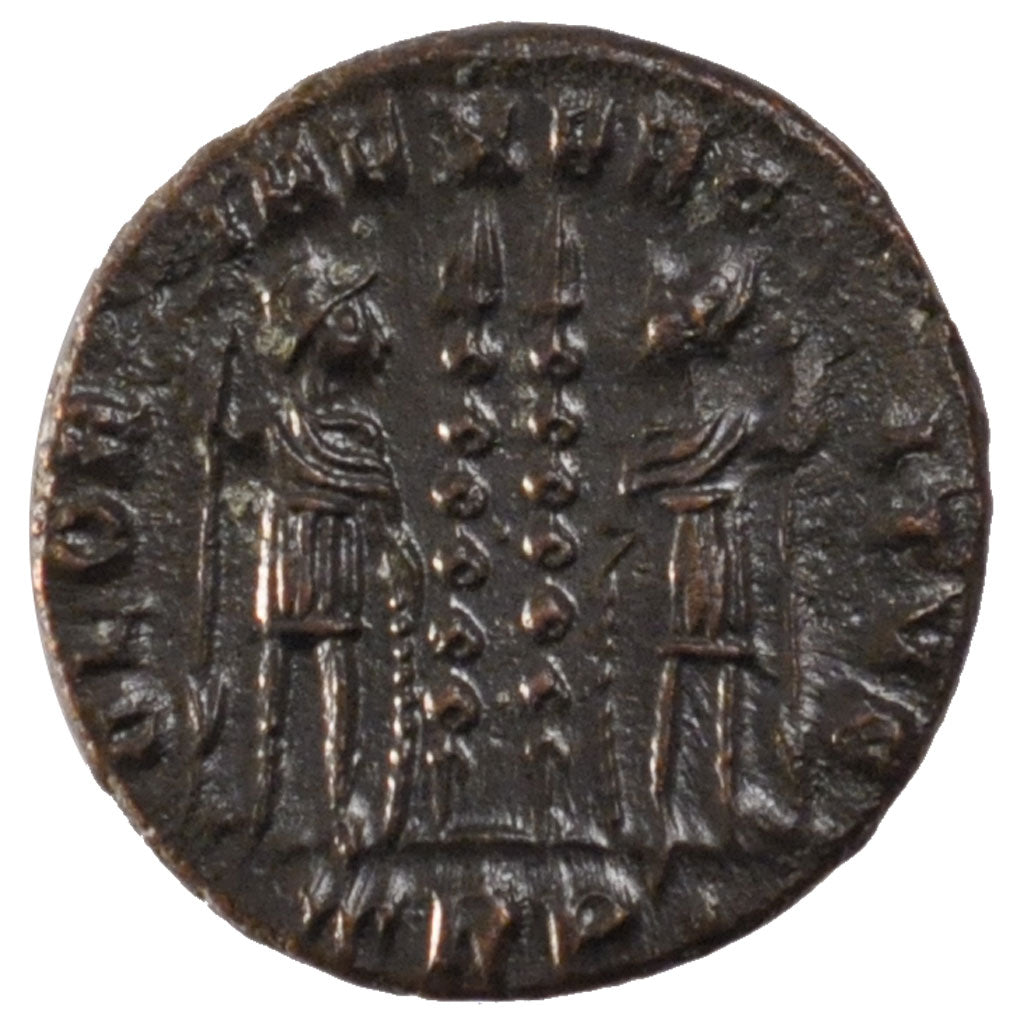 Constantine II, Nummus, Trier, AU(50-53), Bronze, Cohen #122, 2.50