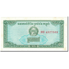 Banknote, Cambodia, 0.1 Riel (1 Kak), 1979, Undated (1979), KM:25a, UNC(64)
