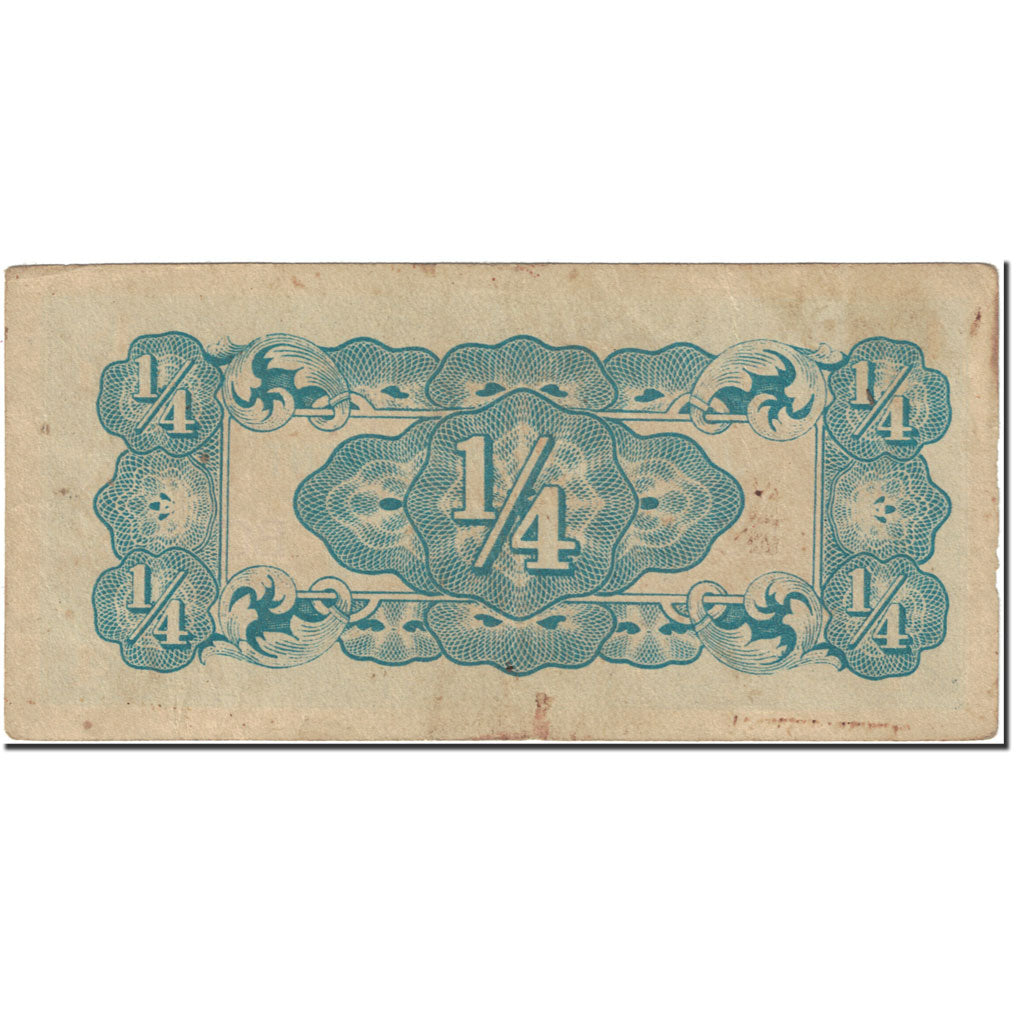 Banknote, Burma, 1/4 Rupee, 1942, Undated (1942), KM:12a, EF(40-45)