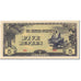 Banknote, Burma, 5 Rupees, 1942-1944, Undated (1942-44), KM:15b, UNC(64)
