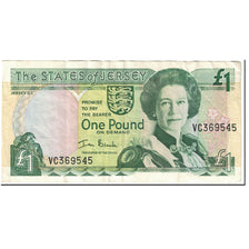 Billete, 1 Pound, 2000, Jersey, KM:26a, UNDATED (2000), MBC
