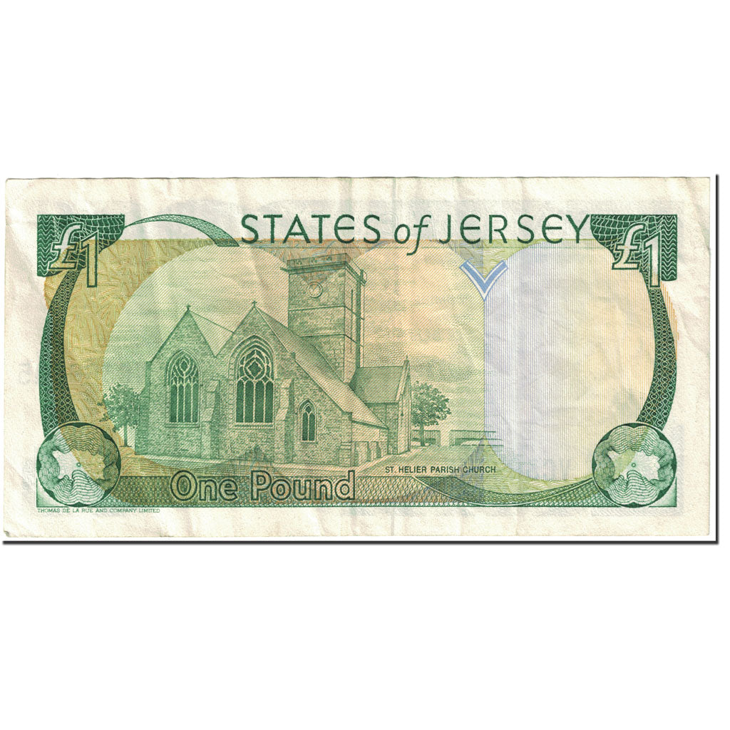 Billete, 1 Pound, 2000, Jersey, KM:26a, UNDATED (2000), MBC