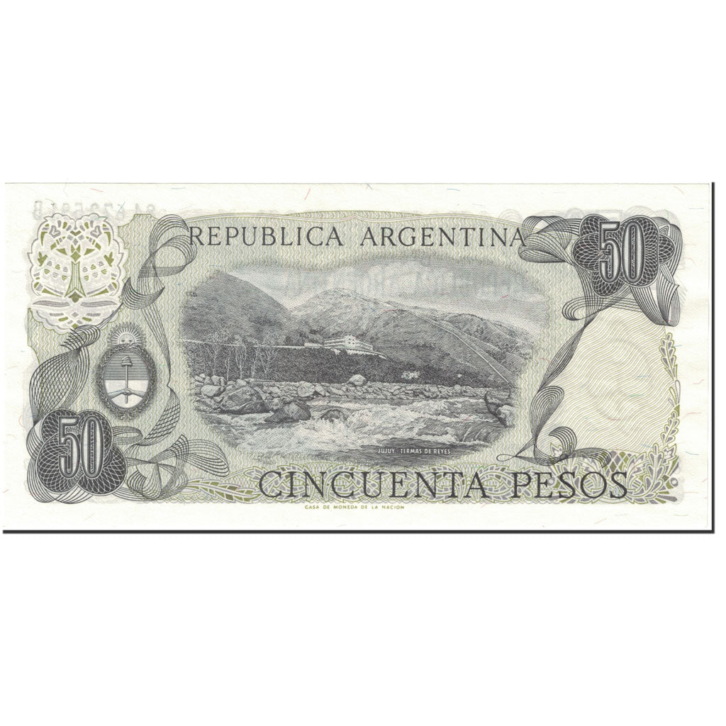 Billet, Argentine, 50 Pesos, 1977, Undated (1977), KM:301a, NEUF