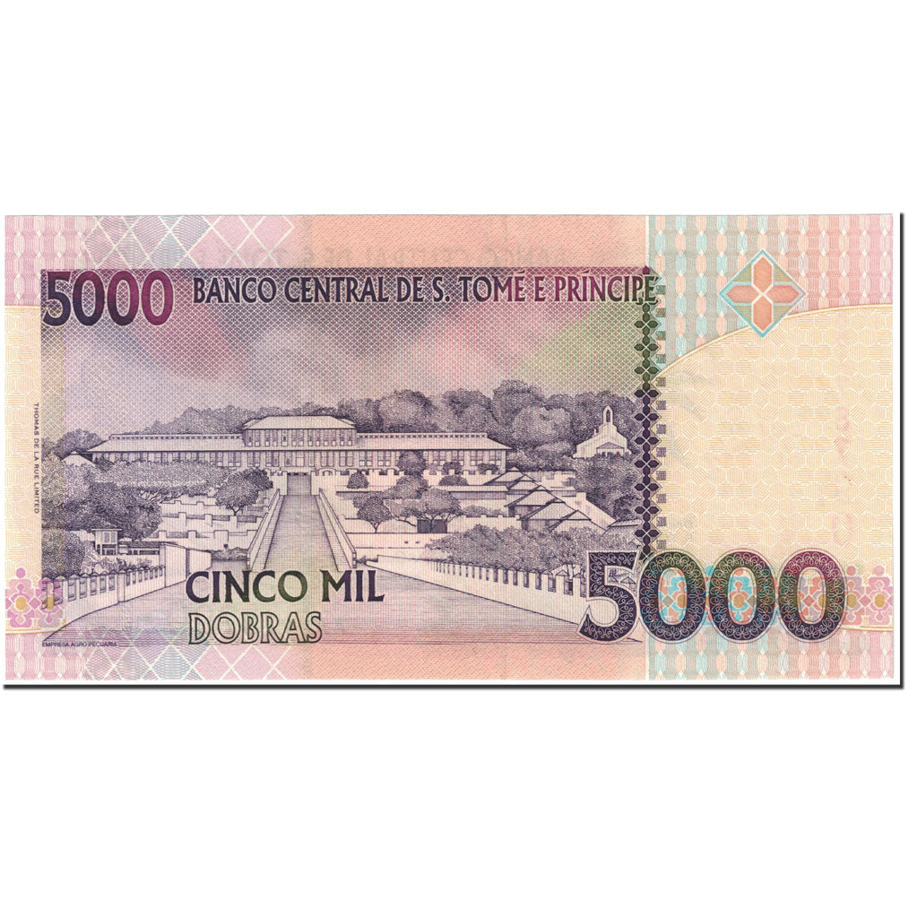 Banknote, Saint Thomas and Prince, 5000 Dobras, 2004, 2004-08-26, KM:65c