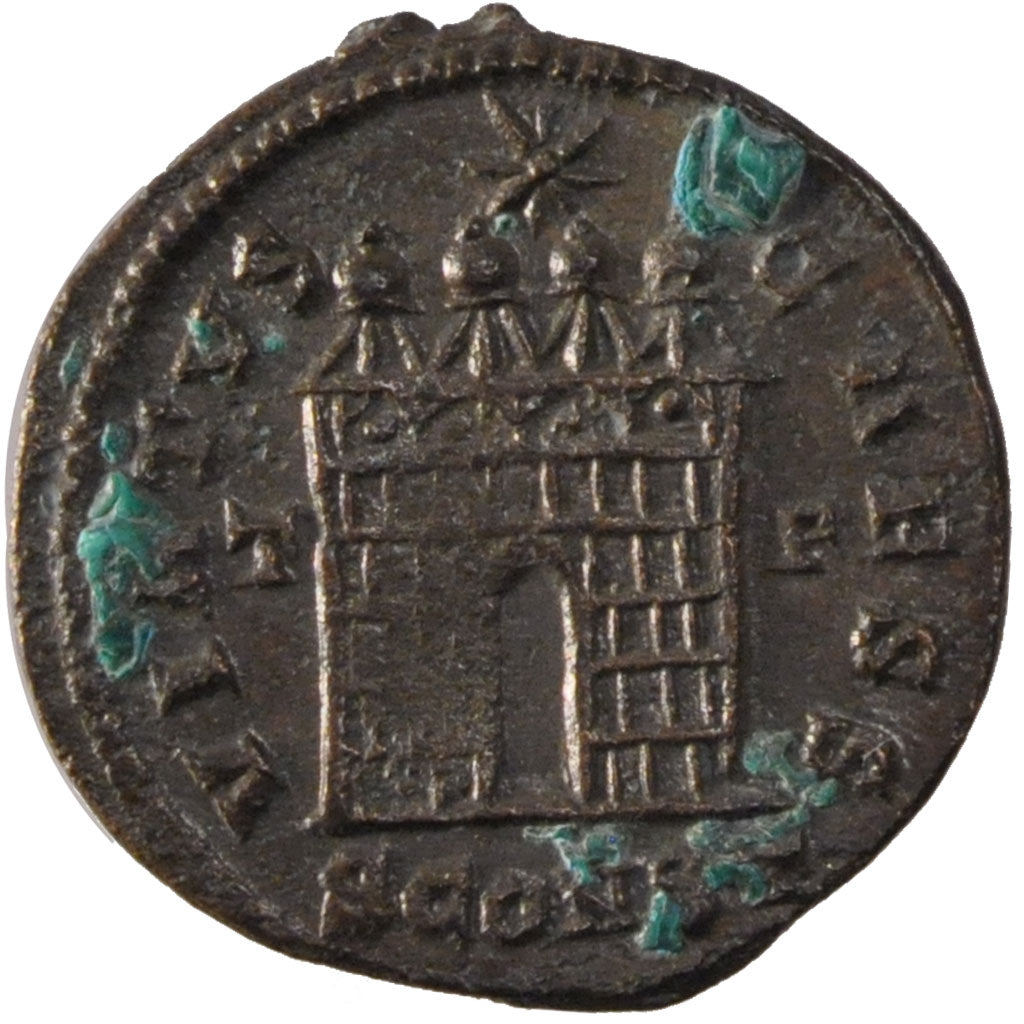Coin, Constantine II, Nummus, Arles, AU(55-58), Bronze, Cohen:240