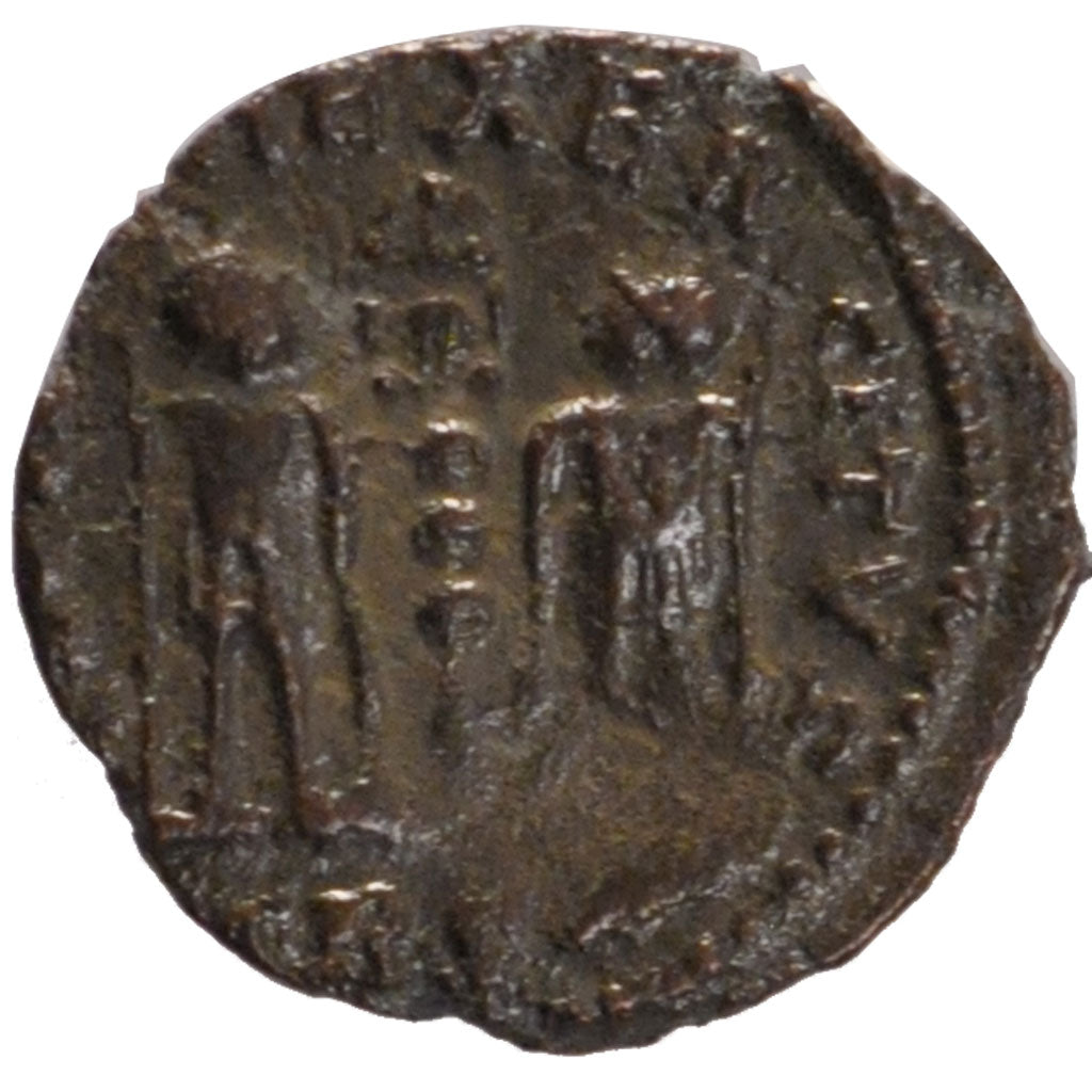 Constantius II, Nummus, Trier, EF(40-45), Bronze, Cohen #91, 1.10