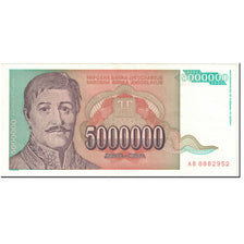 Banknote, Yugoslavia, 5,000,000 Dinara, 1993, Undated (1993), KM:132, UNC(64)