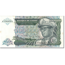 Billet, Zaïre, 100,000 Zaïres, 1992, 1992-01-04, KM:41a, SUP+