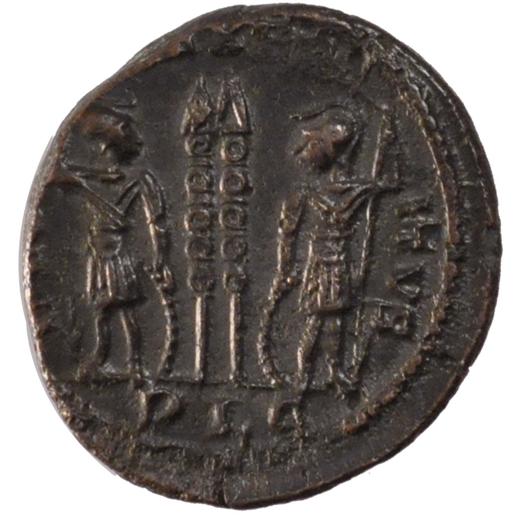 Constantius II, Nummus, London, AU(55-58), Bronze, Cohen #104, 3.00
