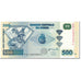 Billet, Congo Democratic Republic, 500 Francs, 2002, 2002-01-04, KM:96a, NEUF