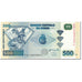 Banknote, Congo Democratic Republic, 500 Francs, 2002, 2002-01-04, KM:96a