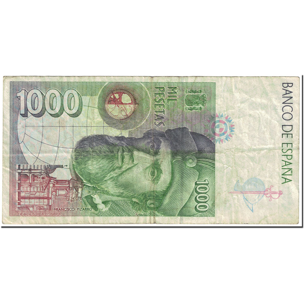 Banknote, Spain, 1000 Pesetas, 1992, 1992-10-12, KM:163, EF(40-45)