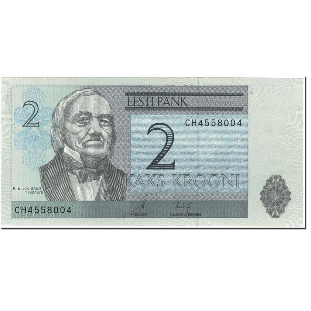 Billet, Estonia, 2 Krooni, 2006, Undated (2006), KM:85a, NEUF