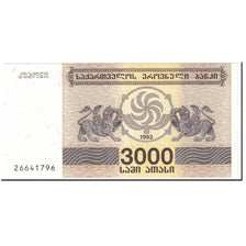 Banknote, Georgia, 3000 (Laris), 1993, Undated (1993), KM:45, UNC(65-70)