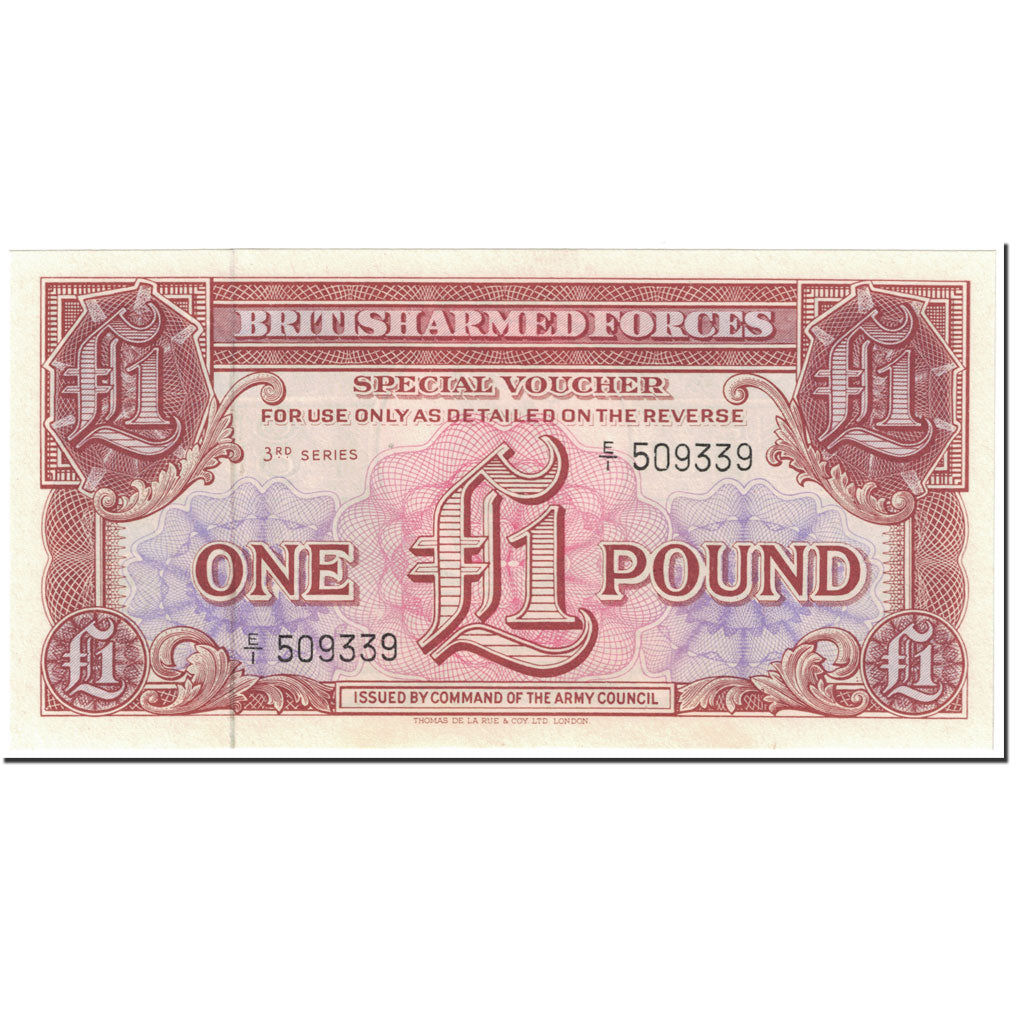 Billete, 1 Pound, 1956, Gran Bretaña, Undated (1956), KM:M29, UNC